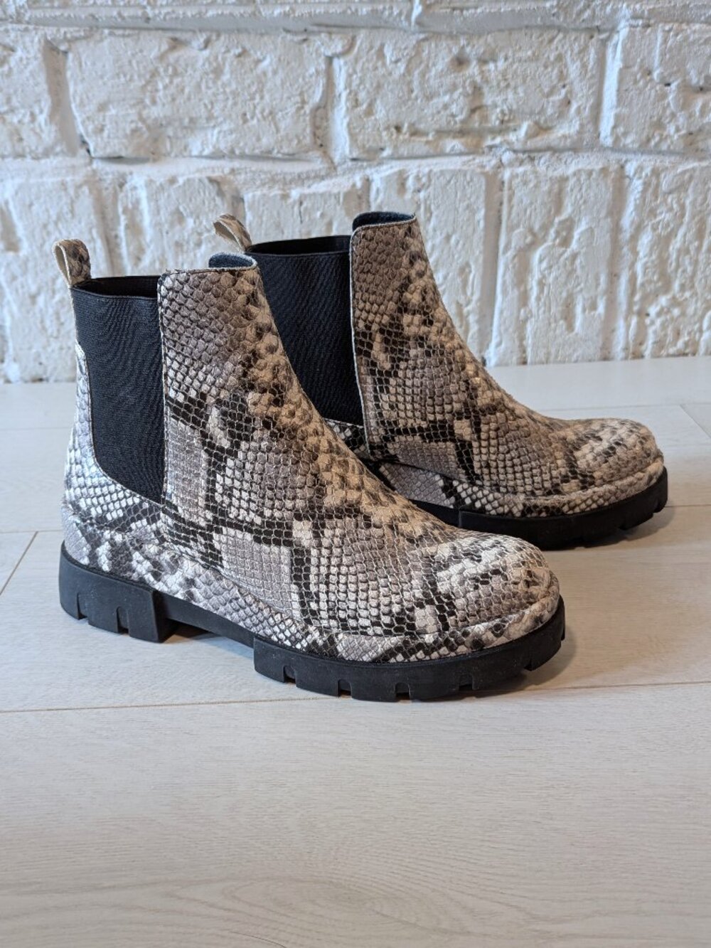 Wishbone Snakeskin Boots